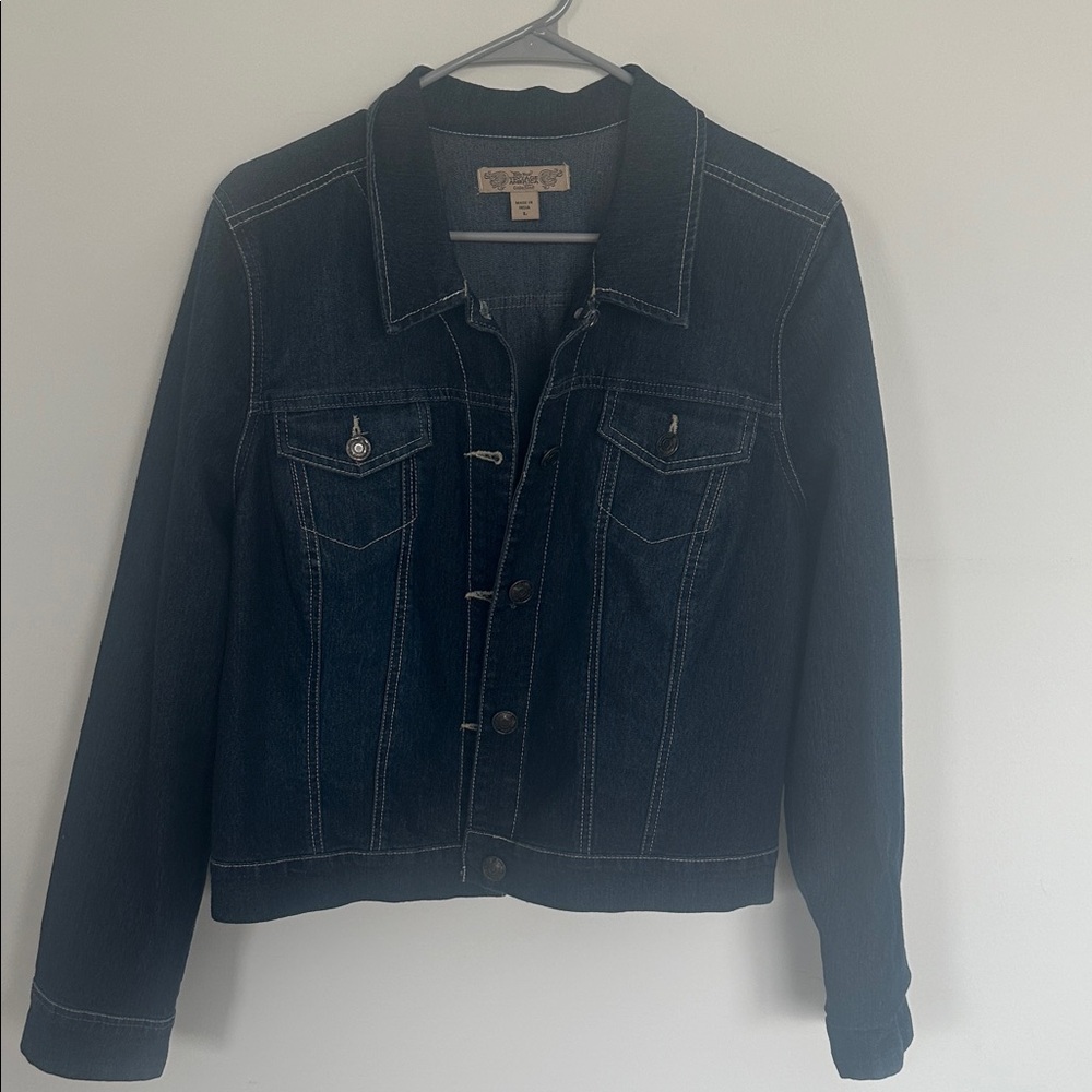 Classic Denim Jacket Women's Size Large
